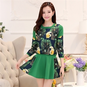 菲百花服饰 FBHFS8801 两件套|菲百花服饰休闲套装/休闲套裙批发代理【提供数据包】-杭州女装网