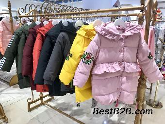 儿童服装一手货源批发世纪蓝都当季新款棉服 厂家直销