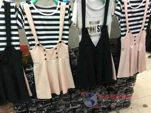 沙河服装批发热卖夏季修身显瘦背带短裙